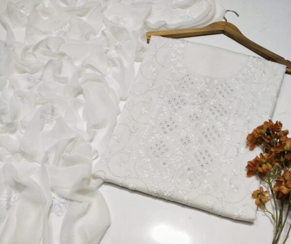 Hand Embroidered Lawn suit - Image 3