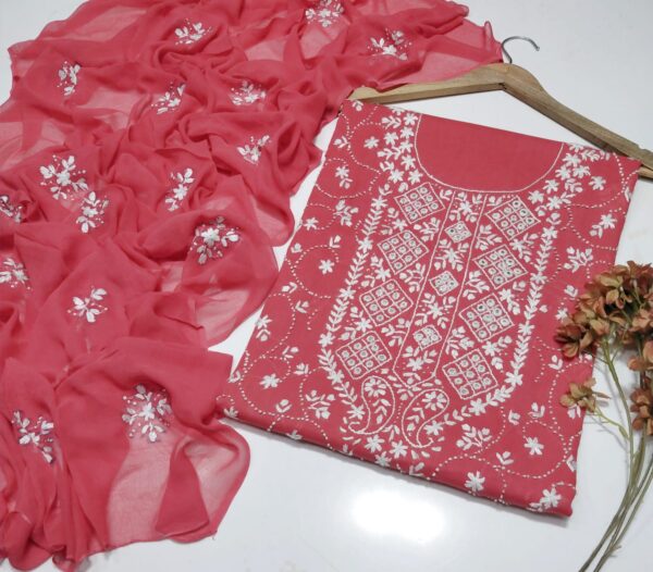 Hand Embroidered Lawn suit - Image 2
